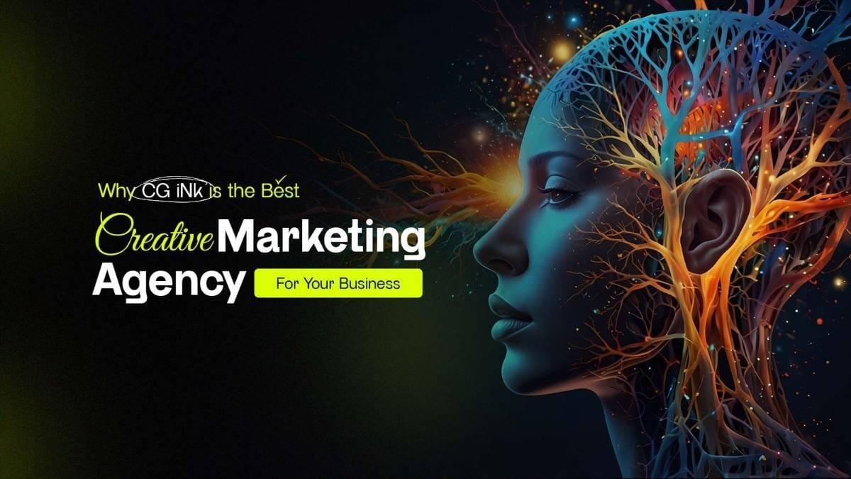 Artistic representation of a creative mind with vibrant neural connections, symbolizing innovation and marketing expertise.