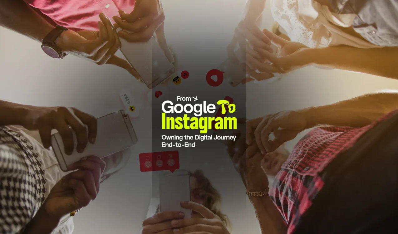 People using phones with social media icons – digital strategy concept by the Best Digital Marketing Agency in India