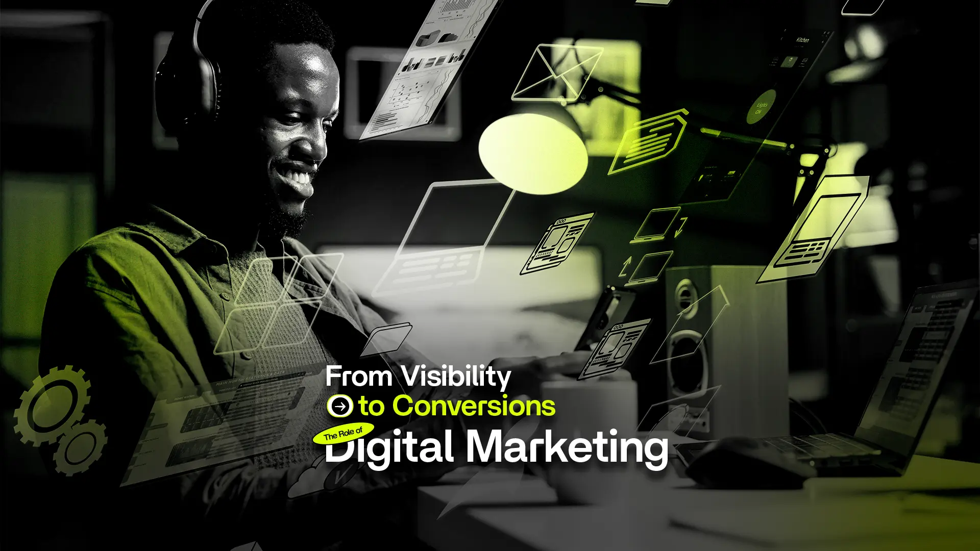 Smiling professional using digital marketing tools – CG iNK, Best Digital Marketing Agency in India