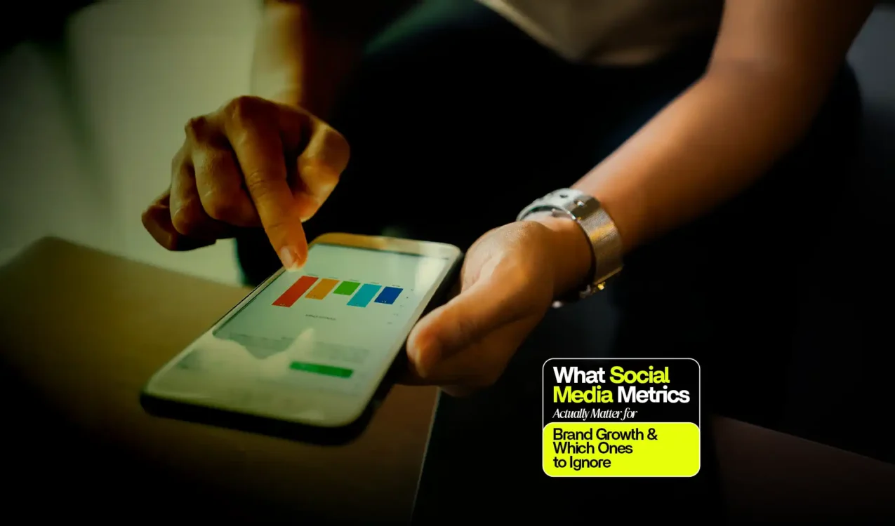 Best Social Media Marketing Agency in India analyzing key social media metrics that drive real brand growth and ignoring vanity numbers
