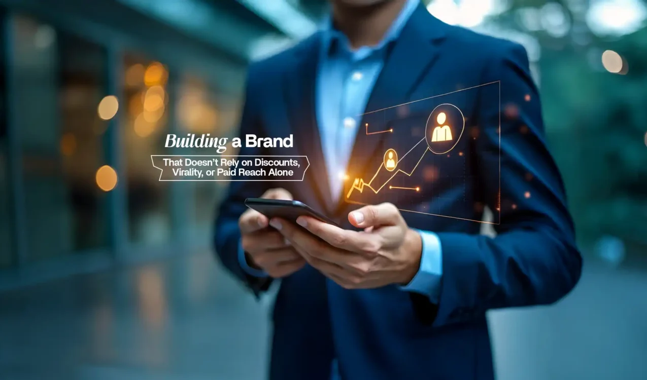 Professional using digital tools to create growth, symbolizing the Best Digital Brand Building Agency in India.