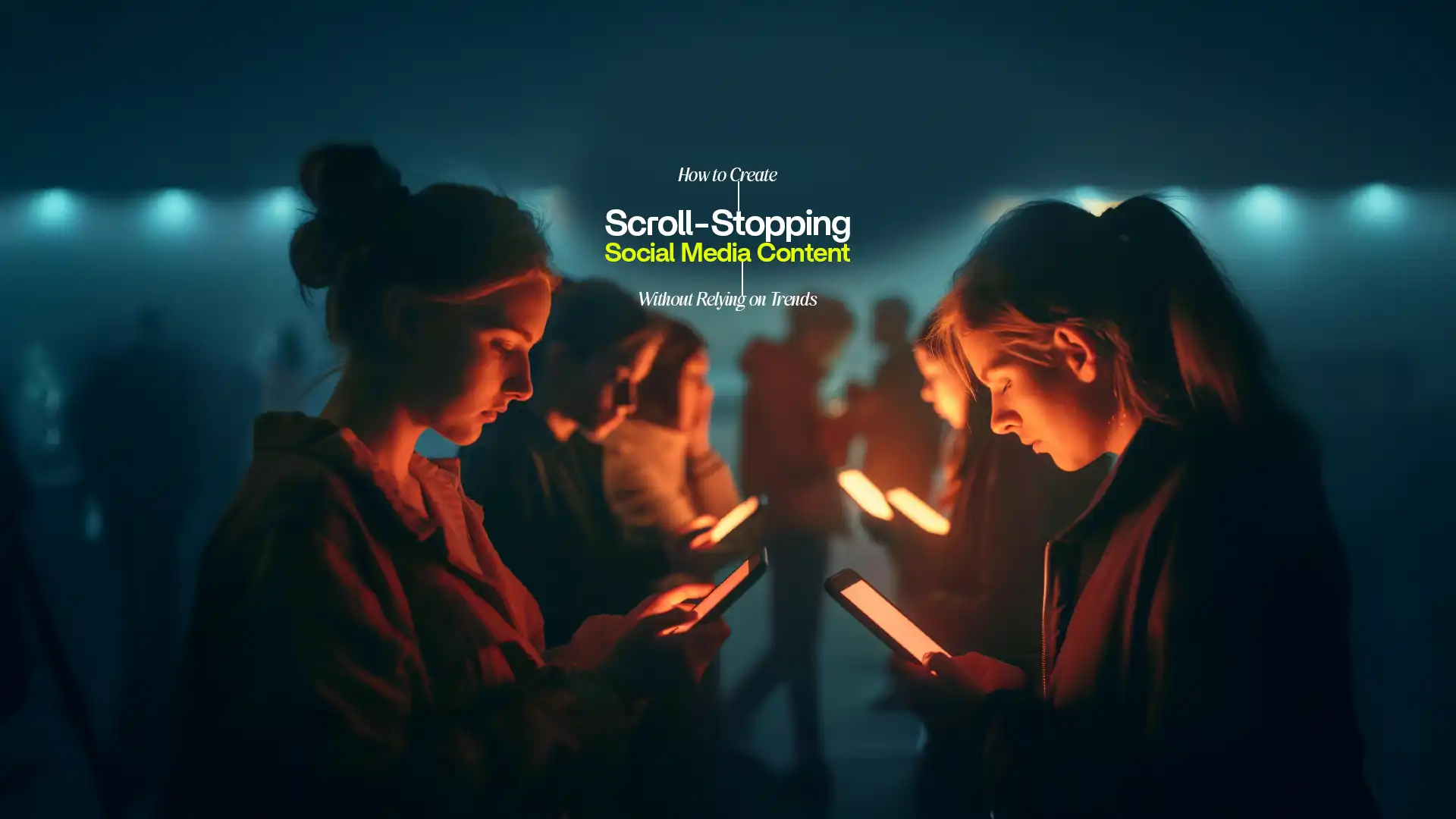 People engaging on mobile devices, reflecting creative campaigns by the Best Social Media Marketing Agency in India.