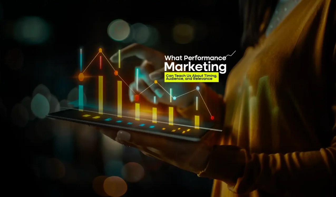 Digital graph on a tablet screen symbolizing ROI growth with the Best Performance Marketing Agency in India.