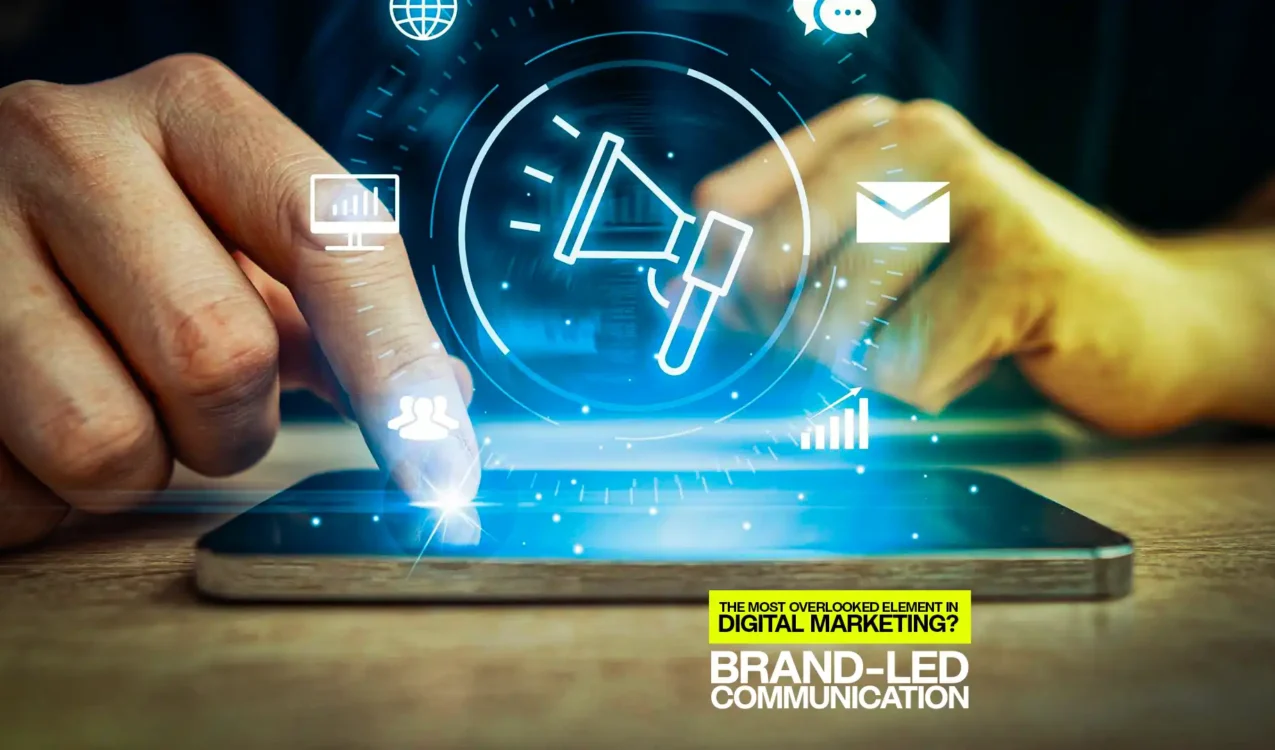 Professional using digital tools and analytics on smartphone — best digital marketing agency in India for brand-led growth