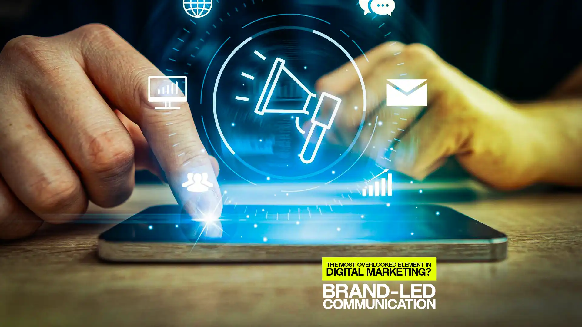 Professional using digital tools and analytics on smartphone — best digital marketing agency in India for brand-led growth