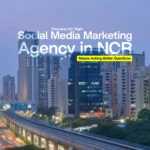 City skyline highlighting how a strategic social media marketing agency NCR drives brand visibility and engagement